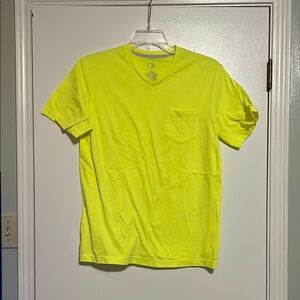 OP Yellow Short Sleeve Tee Vibrant Cotton Blend